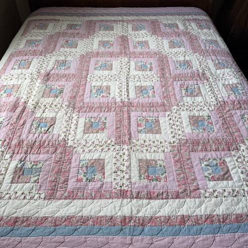 Vintage cottage floral log - cottage,